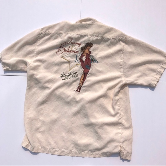 VINTAGE TOMMY BAHAMA BUTTON DOWN - Picture 1 of 4
